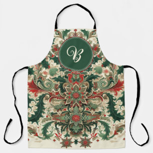 Gepersonaliseerd Victoriaans/Classic/Vintage Kerst Schort