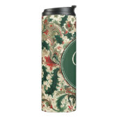 Gepersonaliseerd Victoriaans/Classic/Vintage Kerst Thermosbeker (Gedraaid links)
