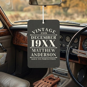 Gepersonaliseerd Vintage Verouderd tot Perfectie Luchtverfrisser