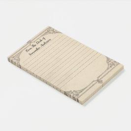 Gepersonaliseerd Vintage Vervallen Antiek Persoonl Post-it® Notes