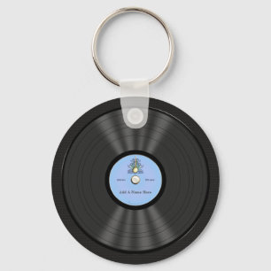 Gepersonaliseerd VinylVerslag Bluegrass Sleutelhanger