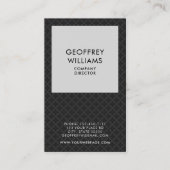 GEPERSONALISEERD VISITEKAARTJE DARK MINIMALISTISCH (Voorkant)