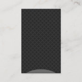 GEPERSONALISEERD VISITEKAARTJE DARK MINIMALISTISCH (Achterkant)