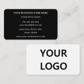 Gepersonaliseerd Visitekaartje Logo Uw eigen ontwe (Voorkant / Achterkant)