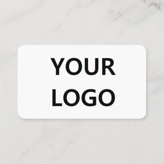 Gepersonaliseerd Visitekaartje Logo Uw eigen ontwe (Achterkant)