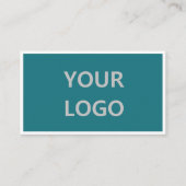 Gepersonaliseerd Visitekaartje met Logo Kies kleur (Voorkant)