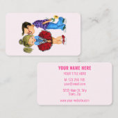 Gepersonaliseerd Visitekaartje met paardenliefde (Voorkant / Achterkant)