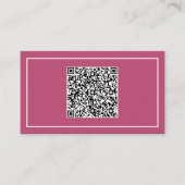 Gepersonaliseerd Visitekaartje met QR Code Scan In (Voorkant)