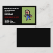 Gepersonaliseerd Visitekaartje van de bouwer (Voorkant / Achterkant)