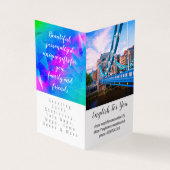 Gepersonaliseerd visitekaartje van de Engelse volk (Buitenkant)