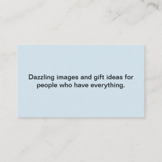 Gepersonaliseerd visitekaartje. visitekaartje