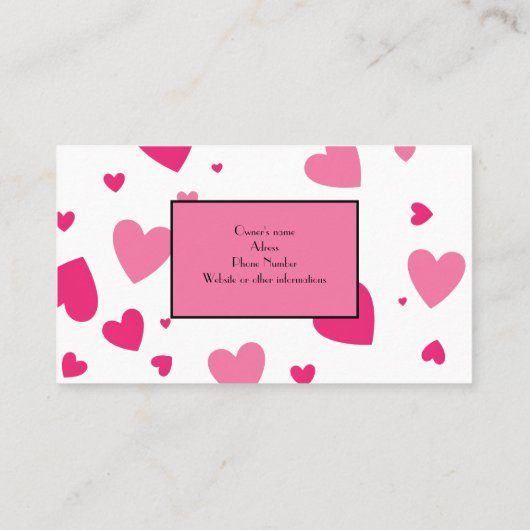 Gepersonaliseerd Visitekaartje voor Cattery (Achterkant)