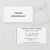 Gepersonaliseerd Visitekaartje voorbeeld van uw ei (Voorkant / Achterkant)