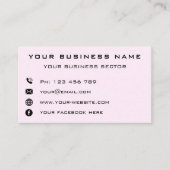 Gepersonaliseerd Visitekaartje Vrouw in Parijs (Voorkant)