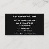 Gepersonaliseerd Visitekaartjes van uw kleuren en  (Voorkant)