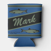 Gepersonaliseerd Vissen Design Water Cooler (Voorkant)