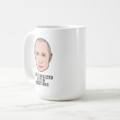GEPERSONALISEERD VLADIMIR PUTIN KOFFIEMOK (Voorkant links)