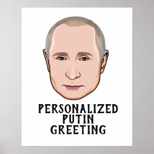 Gepersonaliseerd VLADIMIR PUTIN Poster