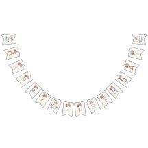 Gepersonaliseerd vliegtuig Happy Birthday Bunting