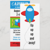 Gepersonaliseerd Vliegtuigdaguitnodiging Kaart (Voorkant / Achterkant)