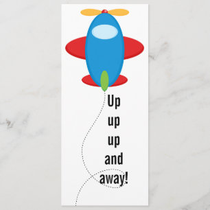 Gepersonaliseerd Vliegtuigdaguitnodiging Kaart