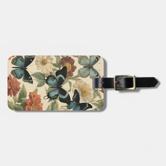 Gepersonaliseerd vlinder Bagagelabel (Voorkant horizontaal)