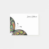 Gepersonaliseerd vlinder notitieblok post-it® notes (Voorkant)