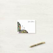 Gepersonaliseerd vlinder notitieblok post-it® notes (Op bureau)