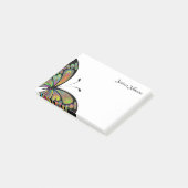 Gepersonaliseerd vlinder notitieblok post-it® notes (Schuin)
