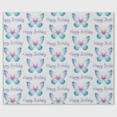 Gepersonaliseerd vlinderinpakpapier–Aangepaste tek Cadeaupapier (Vlak)