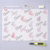 Gepersonaliseerd vlinderinpakpapier. tissuepapier (Craft)