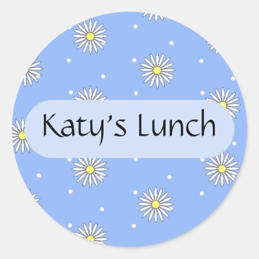 Gepersonaliseerd voedseletiket voor speciale diëte ronde sticker (Voorkant)