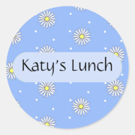 Gepersonaliseerd voedseletiket voor speciale diëte ronde sticker