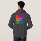 Gepersonaliseerd voeg de Mode van de Apparel van d Hoodie (Achterkant volledig)