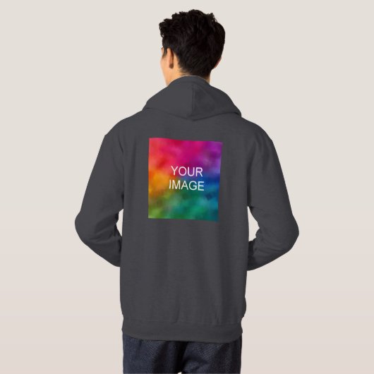 Gepersonaliseerd voeg de Mode van de Apparel van d Hoodie (Achterkant volledig)