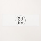 Gepersonaliseerd Voeg uw bedrijf toe Logo Aangepas Yogamat (Voorkant (horizontaal))