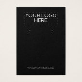 Gepersonaliseerd Voeg uw beeldscherm met zwarte Lo Visitekaartje (Voorkant)
