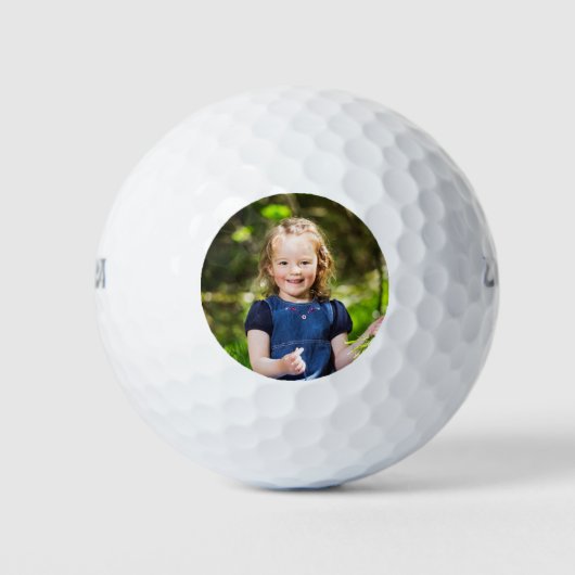 Gepersonaliseerd Voeg uw foto toe Golfballen (Voorkant)