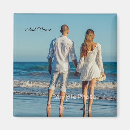 Gepersonaliseerd Voeg uw foto toe Magneet