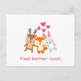 Gepersonaliseerd voel je snel beter briefkaart