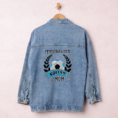 Gepersonaliseerd Voetbal - Baby Blue Denim Jacket (Hangar)