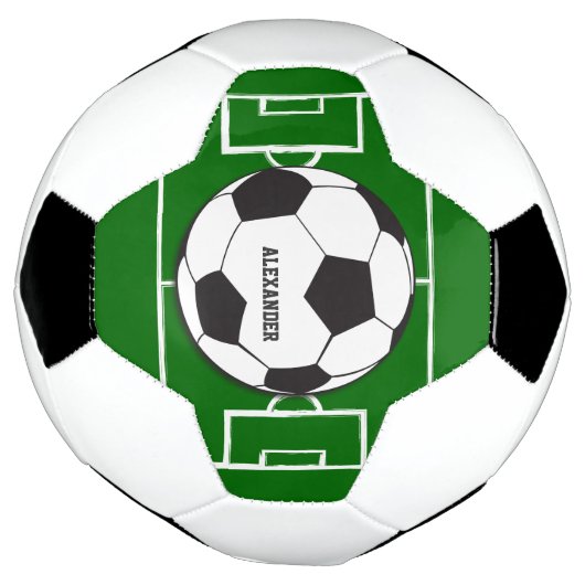 Gepersonaliseerd Voetbal en veld (Gedraaid)