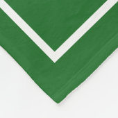 Gepersonaliseerd Voetbal- en veldfotosjabloon Fleece Deken (Hoek)