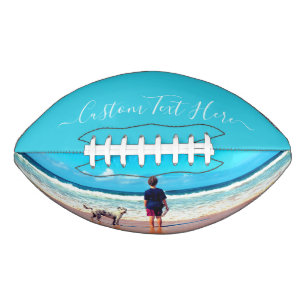 Gepersonaliseerd Voetbal Foto met Aangepaste Tekst American Football