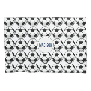 Gepersonaliseerd Voetbal met de Naam en het Aantal Kussensloop
