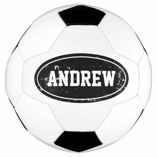  gepersonaliseerd voetbal met douanenaam (Voorkant)