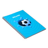 Gepersonaliseerd Voetbal Notitieboek (Rechterzijde)