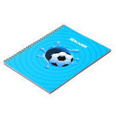Gepersonaliseerd Voetbal Notitieboek (Linkerzijde)