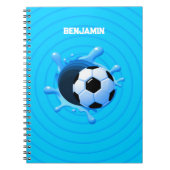 Gepersonaliseerd Voetbal Notitieboek (Voorkant)