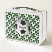 Gepersonaliseerd Voetbal op Football Patroon (Achterkant)